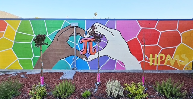 Pi Park Mural at HPMS